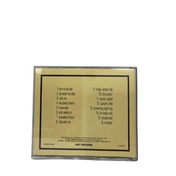 STEPPENWOLF 16 Greatest Hits CD 1985 Born to Be Wild Magic Carpet Ride - Picture 2 of 4